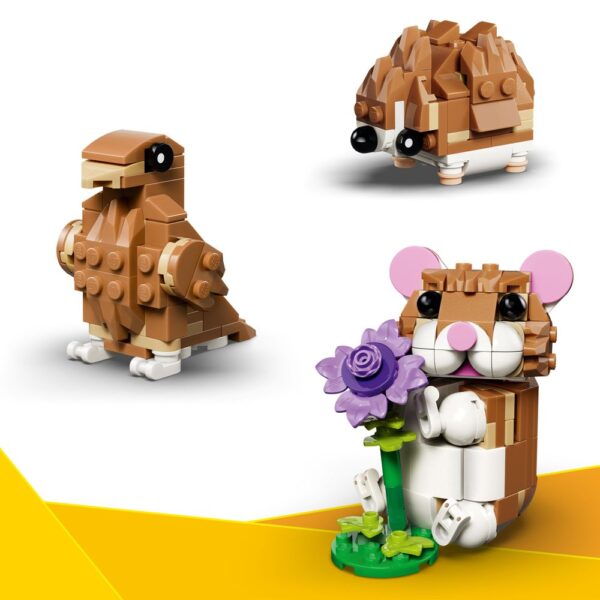31376 –  3 en 1 Hámster con Flor