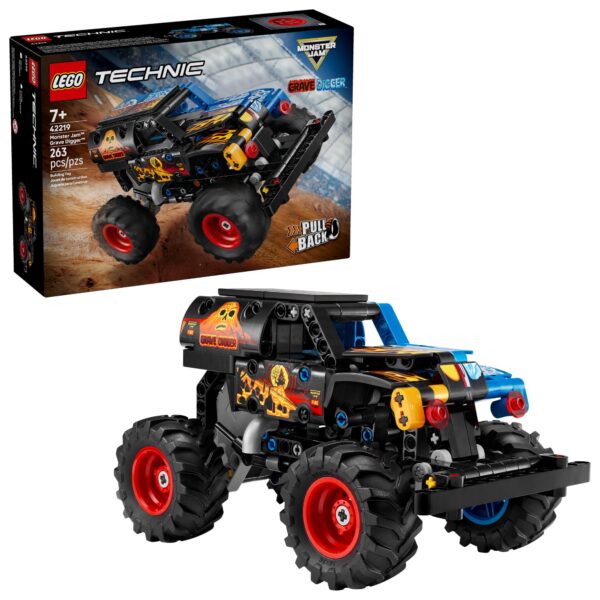 42219 Monster Jam Grave Digger Fuego y Hielo