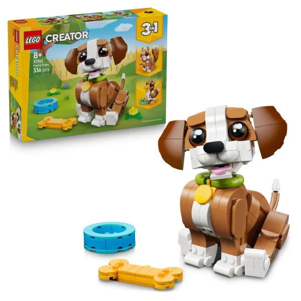 31382 –  3 en 1 Simpáticos Animales: Cachorro Juguetón