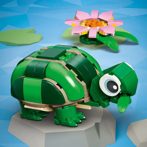 31377 –  3 en 1 Tortuga con Flor de Loto