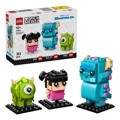 40861 Figuras de Sulley, Mike y Boo