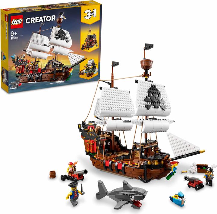 31387 – Creator 3 en 1 Barco Pirata Clásico